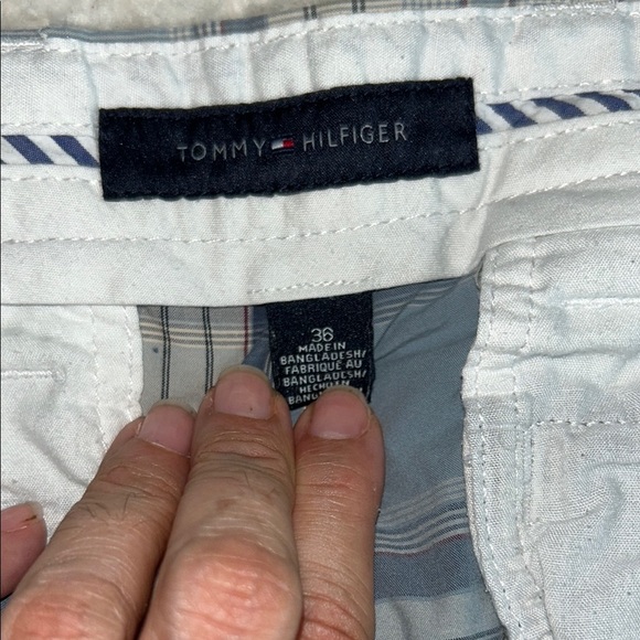 Tommy Hilfiger Striped Shorts in Blue and White - Picture 2 of 6